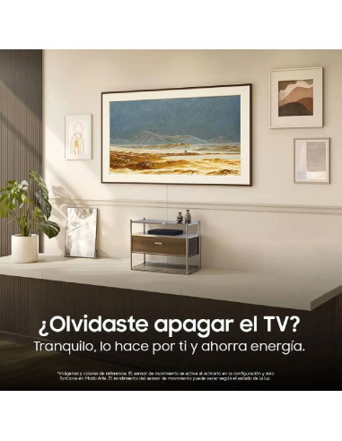 Televisor Samsung 75 pulgadas The Frame Qled 4K + Soporte VG-SCFT55BW/RU F-QN75LS03HEK2