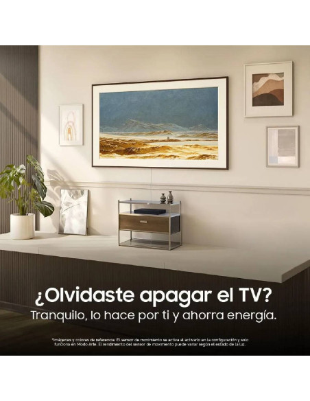 Televisor Samsung 75 pulgadas The Frame Qled 4K + Soporte VG-SCFT55BW/RU F-QN75LS03HEK2