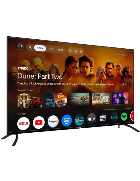 Televisor Caixun 50 pulgadas 4K UHD QLED Smart Google C50KAUGQ