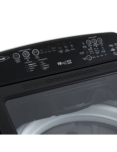 Lavadora Haceb Ivy 19 Kg Carga Superior Negra LAV IVY 19 KG D NE 2