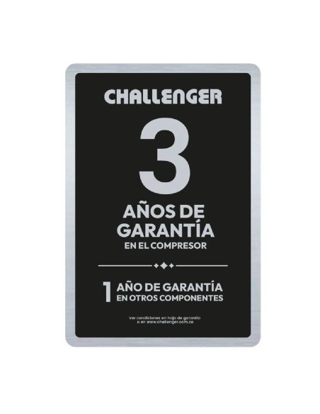 Congelador Horizontal 337 Litros Challenger Dual Blanco CH-363