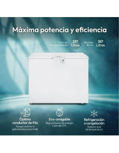 Congelador Horizontal 337 Litros Challenger Dual Blanco CH-363 2