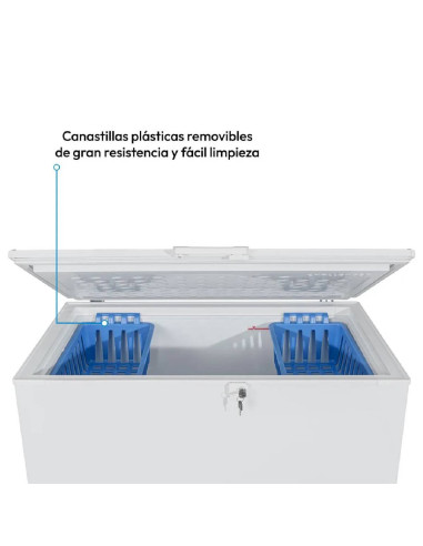 Congelador Horizontal 337 Litros Challenger Dual Blanco CH-363