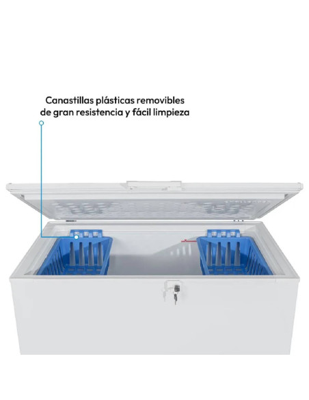 Congelador Horizontal 337 Litros Challenger Dual Blanco CH-363