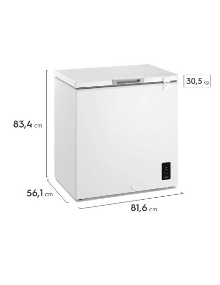 Congelador Horizontal 296 Litros Electrolux Frost Turbo Freezer Blanco EFCC32C3HQW