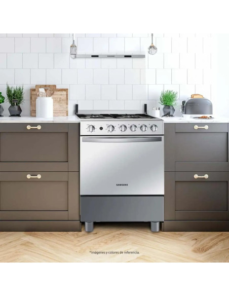 Estufa de Piso Samsung  con Horno y Quemador Rápido 4 Puestos NX24BG57413SCO