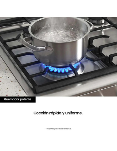 Estufa de Piso Samsung  con Horno y Quemador Rápido 4 Puestos NX24BG57413SCO