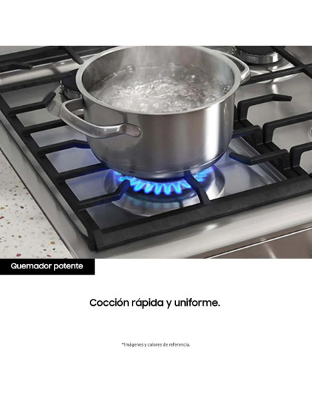 Estufa de Piso Samsung  con Horno y Quemador Rápido 4 Puestos NX24BG57413SCO