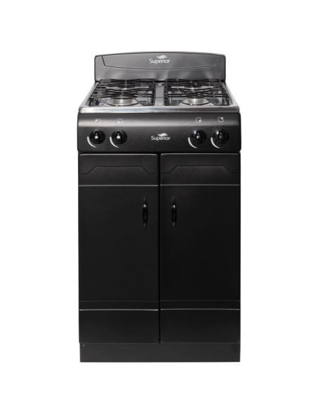Estufa Superior Negra Genesis Torre Gabinete 4 Puestos Gas Natural SN-7015 08 P