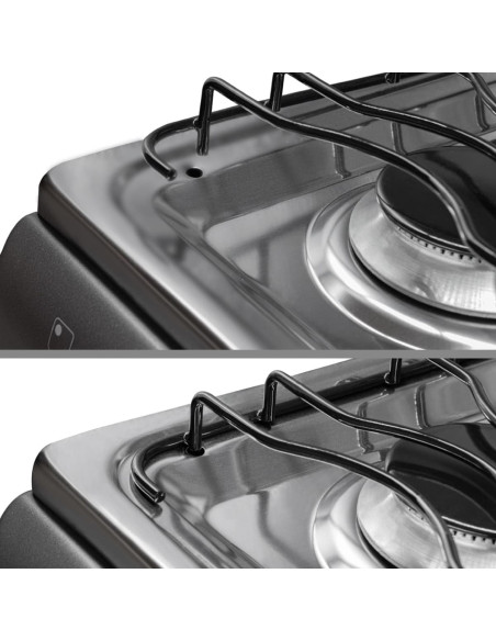 Estufa Superior Negra Genesis Torre Gabinete 4 Puestos Gas Natural SN-7015 08 P