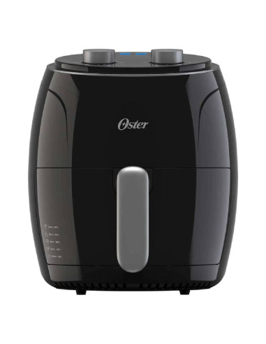 Freidora de Aire Manual Oster 3.8 Litros con Controles de Tiempo y Temperatura Negra 2214165