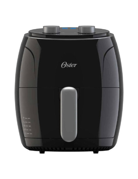 Freidora de Aire Manual Oster 3.8 Litros con Controles de Tiempo y Temperatura Negra 2214165