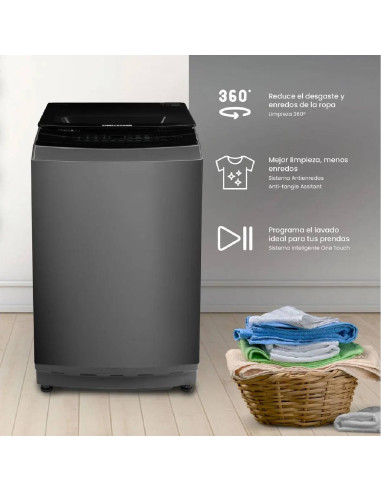 Lavadora Challenger 18 Kg Carga superior Gris CW 5718