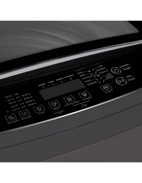 Lavadora Haceb 22 Kg Digital Carga Superior Gris LAV CS 22 KG D GC
