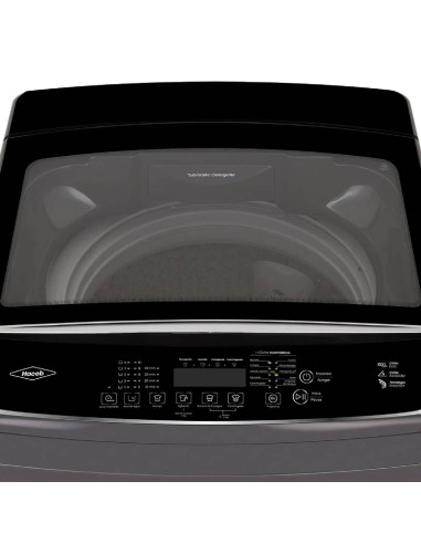 Lavadora Haceb 22 Kg Digital Carga Superior Gris LAV CS 22 KG D GC
