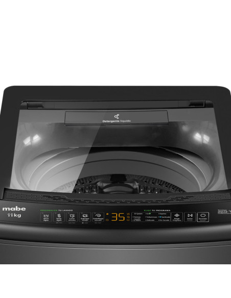 Lavadora Mabe 11 Kg Aqua Saver Green Automática  Diamond Gray Mabe LMA1120WDGAB0