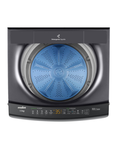 Lavadora Mabe 11 Kg Aqua Saver Green Automática  Diamond Gray Mabe LMA1120WDGAB0
