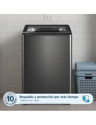 Lavadora Mabe 11 Kg Aqua Saver Green Automática  Diamond Gray Mabe LMA1120WDGAB0