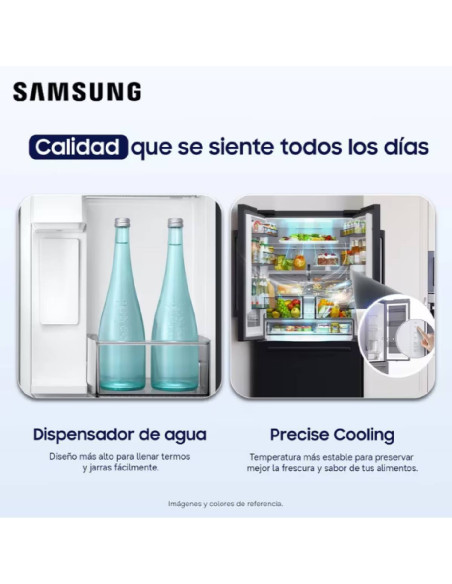 Nevecón Samsung  836 Litros Tipo Europeo AutoView Negro RF80H30JEFCO