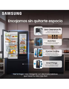 Nevecón Samsung  836 Litros Tipo Europeo AutoView Negro RF80H30JEFCO 2