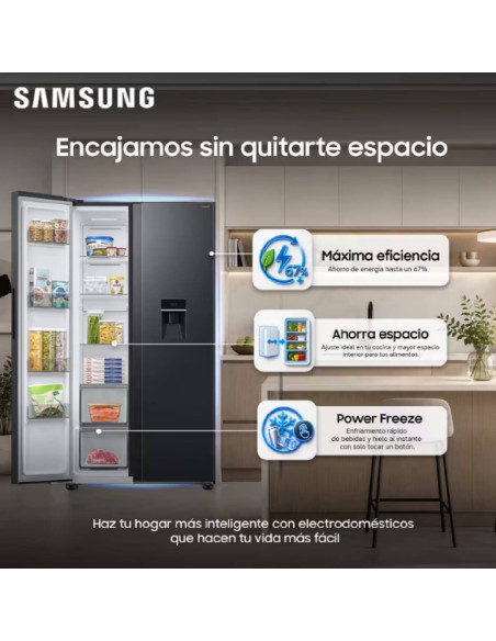 Nevecón Samsung 526 Litros Side by Side Congelado Rápido RS40H53WAFCO