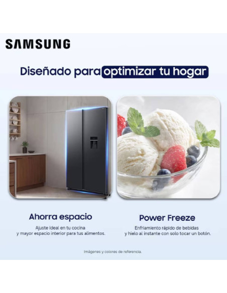 Nevecón Samsung 526 Litros Side by Side Congelado Rápido RS40H53WAFCO