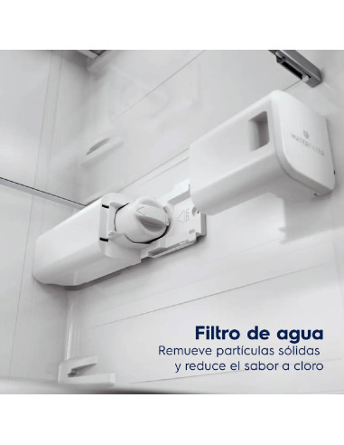 Nevecón Electrolux 481 Litros Inverter AutoSense Dispensador Agua y Hielo Directo Gris ERS48F3C4DS
