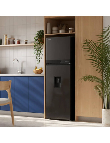 Nevera Electrolux 239 Litros No Frost Congelador Superior Inverter Negro ERT25A3C6DC