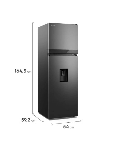 Nevera Electrolux 239 Litros No Frost Congelador Superior Inverter Negro ERT25A3C6DC