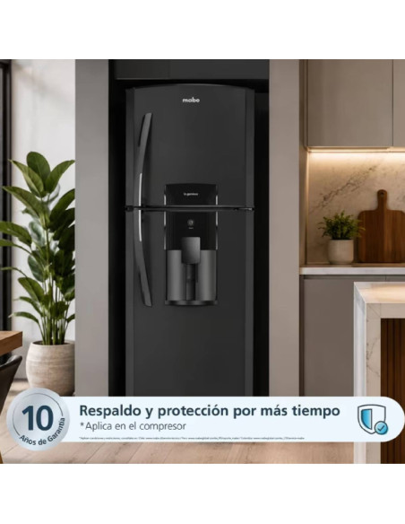 Nevera Mabe 267 Litros Brutos No Frost Congelador Superior Grafito RMA267FXCG