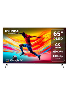 Televisor Hyundai 65 pulgadas Smart Google TV QLED HYLED6513QG