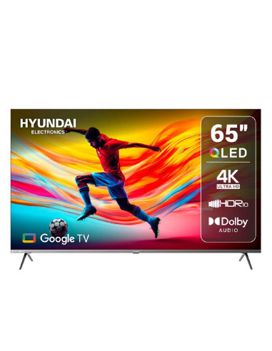 Televisor Hyundai 65 pulgadas Smart Google TV QLED HYLED6513QG