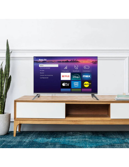 Televisor Hyundai 32 pulgadas Smart Roku TV HD QLED HYLED3258QR
