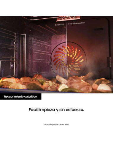 Horno Eléctrico Samsung 60 cm de Convección y 87 Litros NV31T4551SS/AA