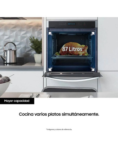 Horno Eléctrico Samsung 60 cm de Convección y 87 Litros NV31T4551SS/AA