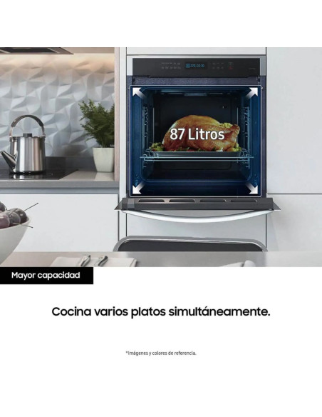 Horno Eléctrico Samsung 60 cm de Convección y 87 Litros NV31T4551SS/AA
