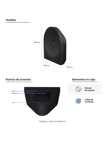 Parlante inalámbrico Samsung  Music Studio 5 con WiFi y Bluetooth HW-LS50H/ZL