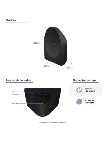 Parlante inalámbrico Samsung  Music Studio 5 con WiFi y Bluetooth HW-LS50H/ZL