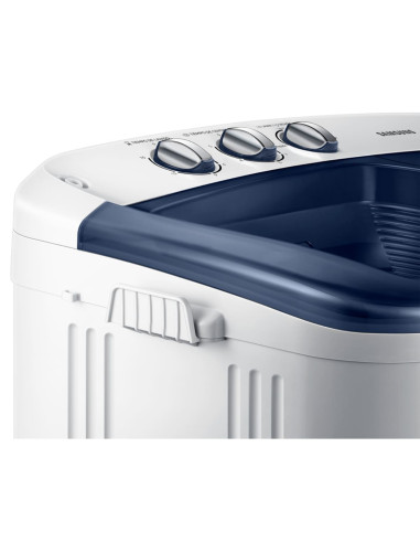 Lavadora Semiautomática Samsung 7.5 Kg con Bandeja de Prelavado WT75R2500HB/CO