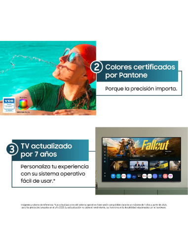 Televisor Samsung 65 pulgadas Smart TV QLED 4K QN65Q7FAAKXZL