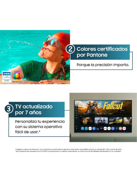 Televisor Samsung 65 pulgadas Smart TV QLED 4K QN65Q7FAAKXZL