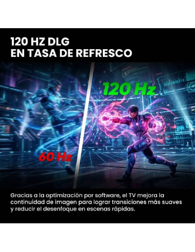 Televisor Challenger 50 pulgadas 4K Smart Gaming Google UHDG 50TG2771 BT