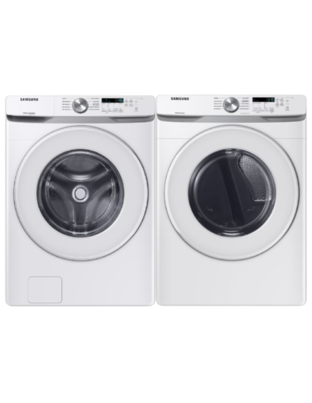 Combo Samsung Lavadora 20 Kg Carga Frontal WF20T6000AW/CO + Secadora DVG20T6000W/CO