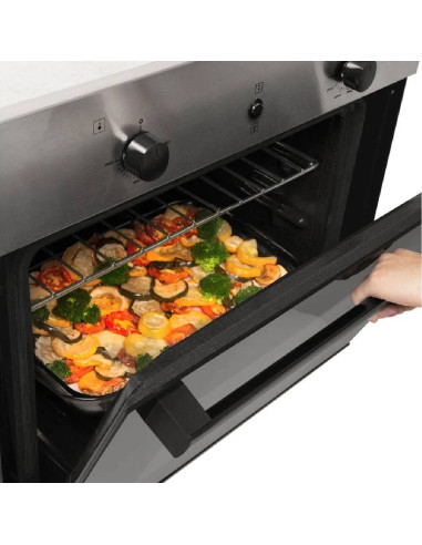 Horno de empotrar Challenger Mixto 52Lts 60cm 120V Acero Inox Negro HG 2555