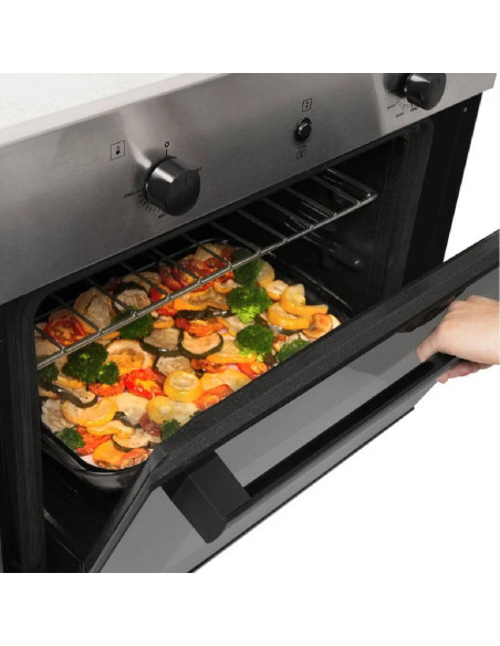 Horno de empotrar Challenger Mixto 52Lts 60cm 120V Acero Inox Negro HG 2555