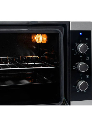 Horno de empotrar Chellenger Eléctrico 62cm 120V Negro HE 2485