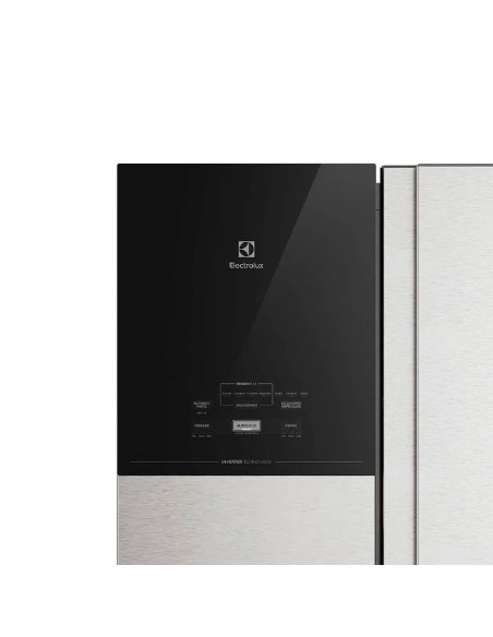 Nevecón Electrolux 619 Litros no frost  Inverter Autosense Gris ERS65F1C5BI