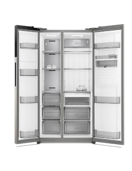 Nevecón Electrolux 619 Litros no frost  Inverter Autosense Gris ERS65F1C5BI