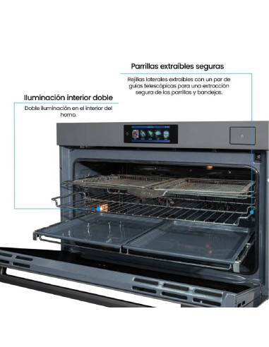 Horno de empotrar Challenger Eléctrico 89.4 cm HE 9907