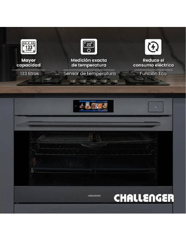 Horno de empotrar Challenger Eléctrico 89.4 cm HE 9907